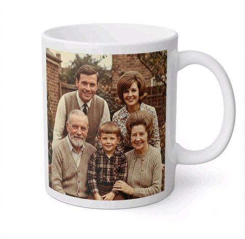 Personalised mug with photo